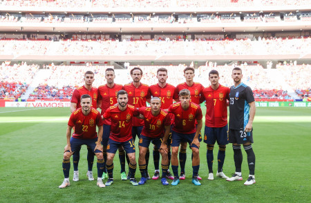 <p>Partido amistoso entre la selección española y la selección portuguesa en el Wanda Metropolitano.</p>