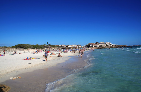 <p>La playa de Es Trenc (Mallorca) en 2014.</p>