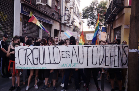 <p>Manifestación del Orgullo Crítico en Madrid (2017). </p>