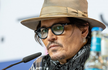 <p>Johnny Depp, durante una rueda de prensa en la Berlinale en 2020.</p>