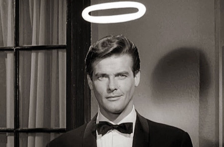<p>Roger Moore, en un fotograma de la serie <em>El Santo</em> (1962). </p>
