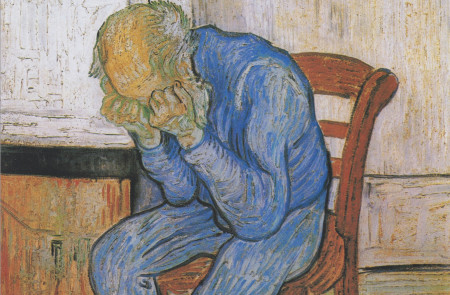 <p><em>En la puerta de la eternidad</em>, de Vincent van Gogh (1890). / <strong>Museo Kröller-Müller</strong></p>