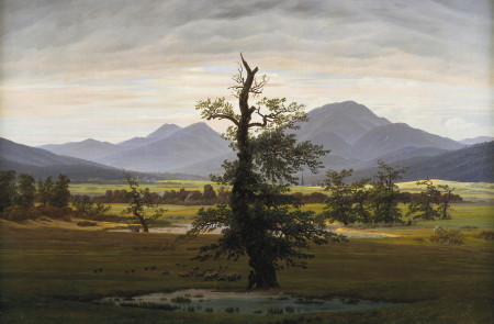 <p><em>Der einsame baum</em> (El árbol solitario), de Caspar David Friedrich (1822).</p>