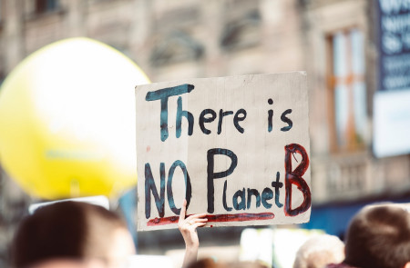 <p>Pancarta en una manifestación en Erlangen (Alemania) durante la Huelga Mundial por el Clima de 2019.</p>