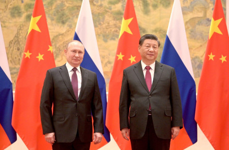 <p>Vladimir Putin y Xi Jinping, durante la reunión del pasado 4 de febrero en Beijing.</p>
