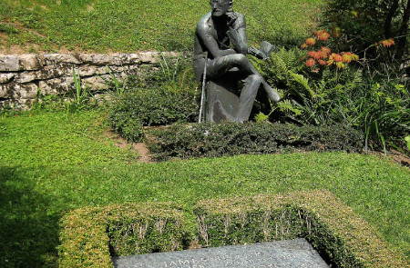 <p>Tumba de James Joyce en el cementerio de Fluntern, Zúrich (Suiza). </p>