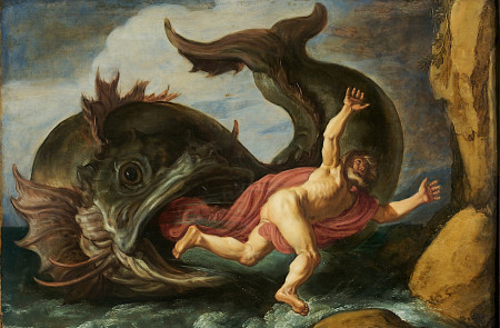 <p>Jonás y la ballena. Pieter Lastman.</p>