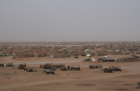 <p>Campo de refugiados en Tinduf, Argelia.</p>
