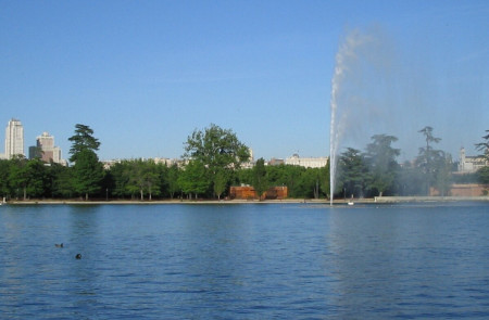 <p>Lago de la Casa de Campo (Madrid).</p>