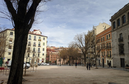 <p>Plaza de la Paja, en Madrid.</p>