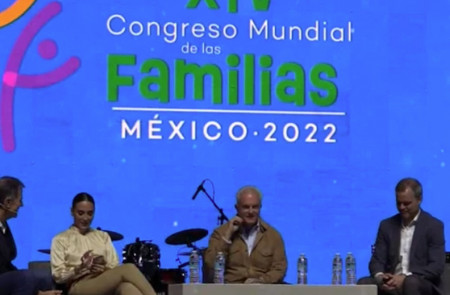 <p>Tamara Falcó y otros ponentes en el Congreso Mundial de las Familias.</p>