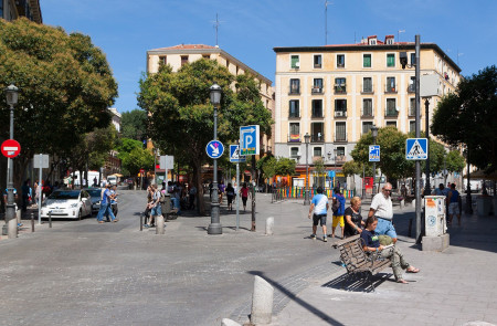 <p>La plaza de Lavapiés en 2014. <strong>/ Liberal Humanist </strong></p>