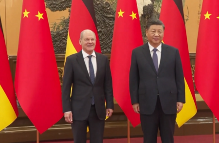 <p>Olaf Scholz y Xi Jinping acercaron posturas en su reunión en Pekín el pasado 4 de noviembre.</p>