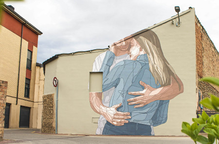 <p>Mural contra la Violencia de Género en Pradejón, La Rioja.</p>