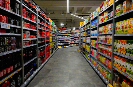 <p>El pasillo de los refrescos en un supermercado de Utrecht (Países Bajos).</p>