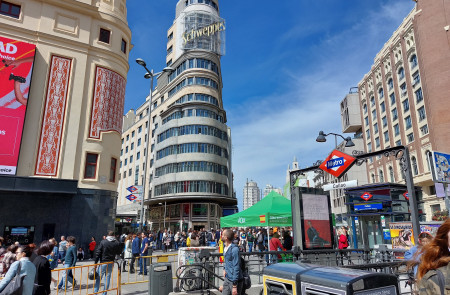 <p>Plaza del Callao, Madrid. / <strong>R. A.</strong></p>