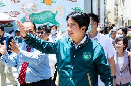 <p>El vicepresidente y candidato soberanista a la presidencia de Taiwán, Lai Ching-te, en un viaje a las islas Penghu. / <strong>Fotografía oficial de Shufu Liu</strong></p>