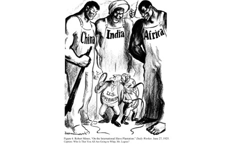 <p>Viñeta de Robert Minor en el 'Daily Worker', periódico del Partido Comunista de Estados Unidos, en 1927.</p>