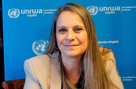 <p>Raquel Martí, directora ejecutiva en España de UNRWA. / <strong>RTVE</strong></p>
