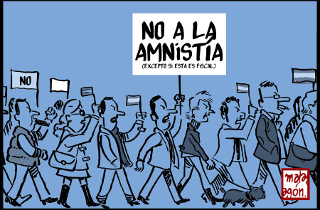 <p><em>No a la amnistía.</em> / <strong>Malagón</strong></p>