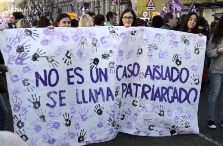 <p>Manifestación en 2015 en Madrid por el Día Internacional de la Mujer Trabajadora. / <strong>Redes sociales</strong></p>