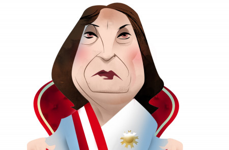 <p>Dina Boluarte, presidenta de la República del Perú. / <strong>Luis Grañena</strong></p>