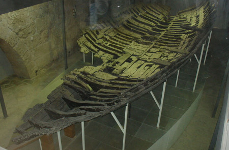 <p>Restos del barco de Kyrenia, mercante griego del siglo IV a.C. / <strong>Wikimedia Commons</strong></p>