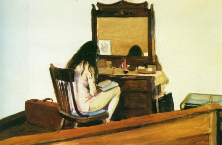 <p><em>Modelo de lectura</em> (1925) / <strong>Edward Hopper</strong></p>