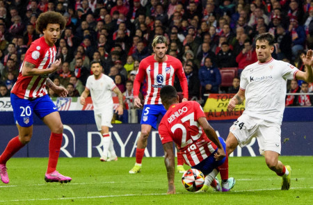 <p>Acción del penalti que supuso la victoria del Athletic. / <strong>Club Atlético de Madrid </strong></p>
