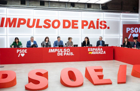 <p>Reunión de la Comisión Ejecutiva Federal del PSOE, del pasado 19 de febrero. / <strong>PSOE</strong></p>