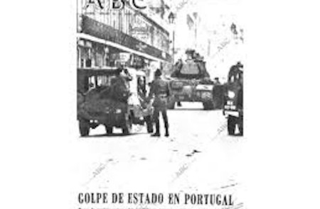 <p>Portada del <em>ABC</em> del 26 abril 1974. </p>