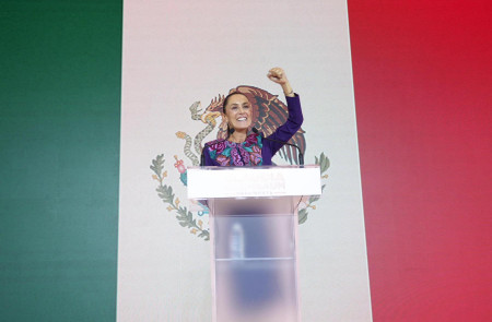 <p>Claudia Sheinbaum celebra los resultados electorales en la Ciudad de México/ <strong>Cuenta de FB de C.S.</strong></p>
