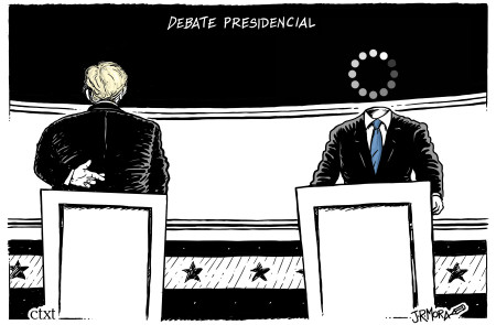 <p><em>Debate presidencial.</em> /<strong> J.R. Mora</strong></p>