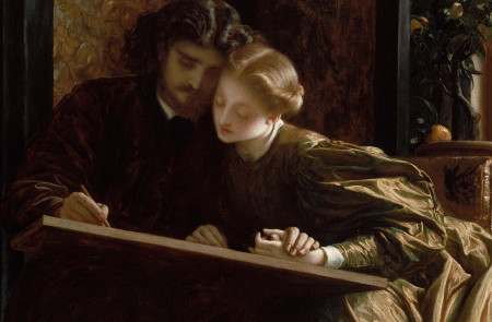 <p><em>La luna de miel del pintor</em> (Frederic Leighton,1864).</p>