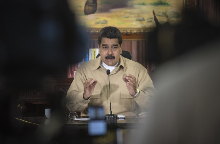 <p>Nicolas Maduro, durante un acto institucional, el 12 de enero de 2017. / <strong>Eneas de Troya</strong></p>