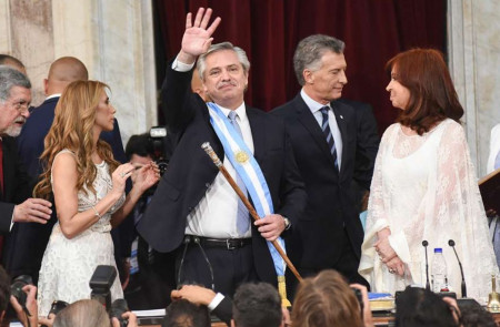 <p>Asunción de Alberto Fernández como presidente de Argentina en diciembre de 2019. / <strong>Public Domain</strong></p>