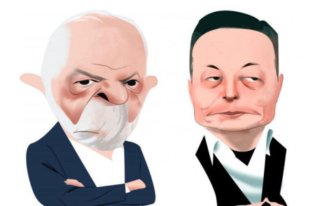 <p>Lula da Silva y Elon Musk. / <strong>Luis Grañena</strong></p>