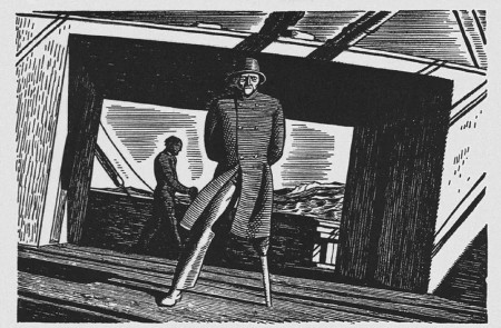 <p>Ilustración de una edición de <em>Moby Dick</em> de 1930, por Rockwell Kent. / <strong>Universidad de Pittsburgh</strong></p>