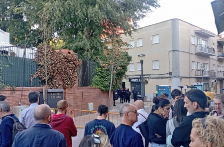 <p>Concentración en protesta por el deshuacio de Aurora el pasado 16 de septiembre. / <strong>Redes sociales CCOO</strong></p>