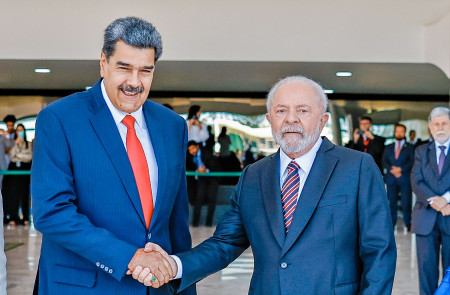 <p>Maduro y Lula en mayo de 2023 en Brasilia. /<strong> Ricardo Stuckert/PR - Palácio do Planalto</strong></p>