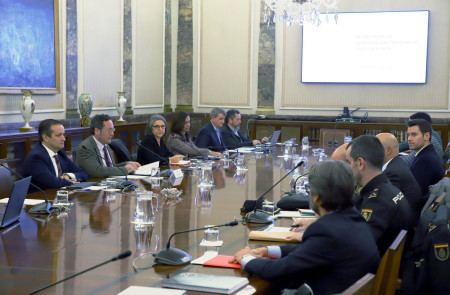 <p>Reunión de la comisión antiviolencia en enero de 2023.</p>