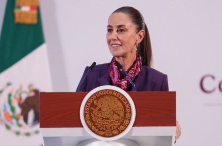 <p>Claudia Sheinbaum, durante su discurso por la aprobación de la reforma de los artículos <br /> 4 y 27 de la Constitución Política, el pasado 28 de octubre. / <strong>Gobierno de México</strong></p>