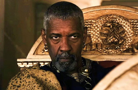 <p>Denzel Washington en un fotograma de 'Gladiator II' (Scott, 2024).</p>