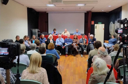 <p>Evento de presentación de la alianza 'Más allá del crecimiento'. / <strong>A. F.</strong></p>