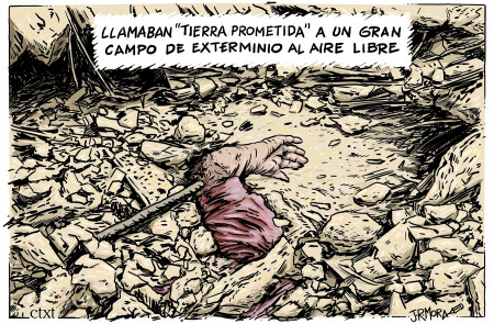 <p><em>La tierra prometida.</em> / <strong>J. R. Mora</strong></p>