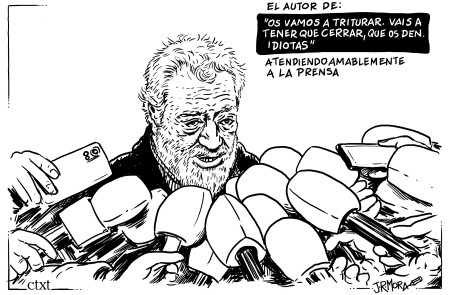 <p><em>MAR atiende a la prensa.</em> /<strong> J.R. Mora</strong></p>