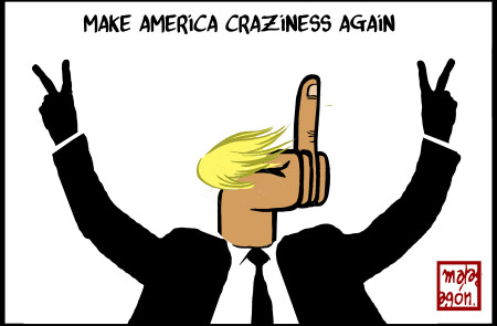 <p><em>Make America craziness again</em>. / <strong>Malagón</strong></p>