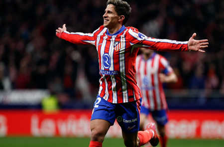 <p>Giuliano Simeone celebra un gol ante el Getafe. / <strong>Club Atlético de Madrid</strong></p>