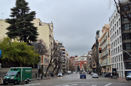 <p>Barrio de Almagro en Madrid. /<strong> R.A. </strong></p>