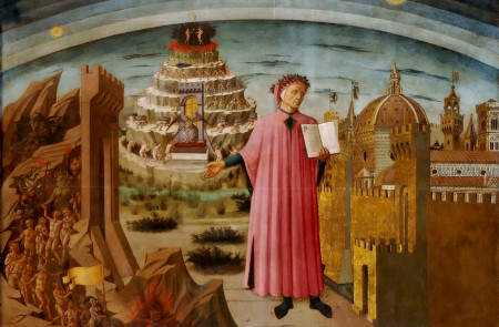 <p><em>Dante y su poema</em> (Domenico di Michelino, 1465). Catedral de Santa Maria del Fiore, Florencia.</p>